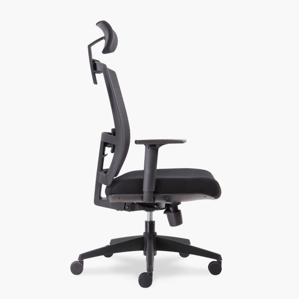 Silla ergonomica con cabecero