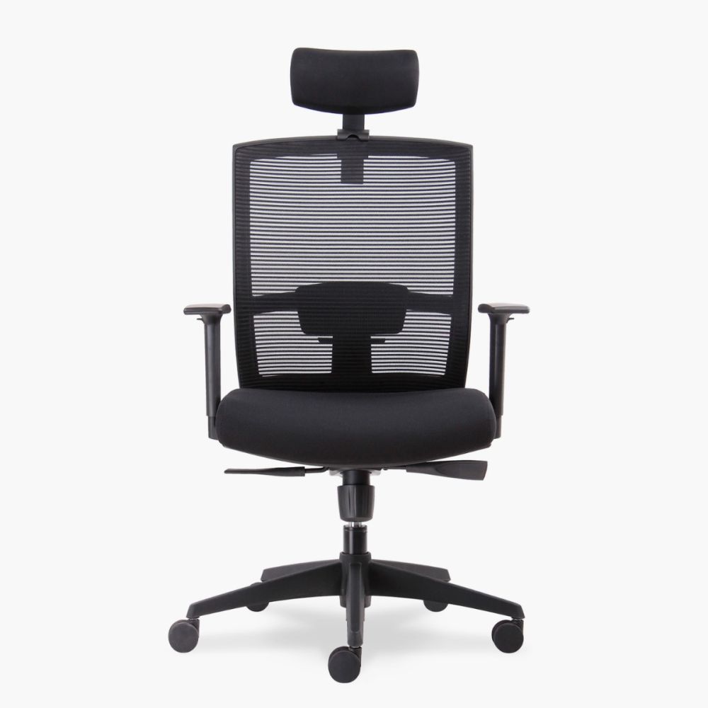 Silla ergonomica con cabecero